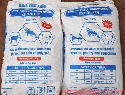 Bao b&igrave; h&oacute;a chất Zinc sulphate monohydrate
