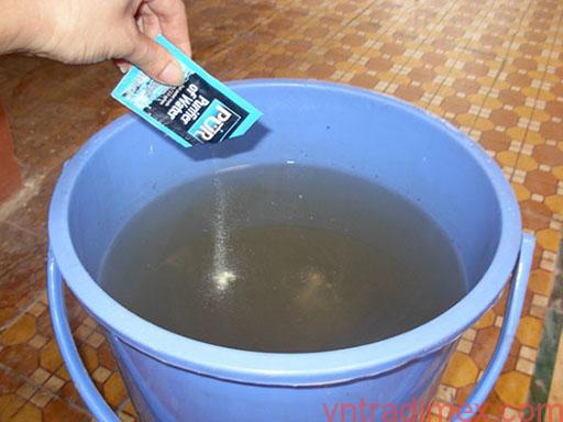 Cloramin B được ứng dụng nhiều nhất trong xử lý nước thải
