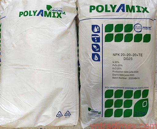 NPK 20-20-20 cao cấp sản xuất tại Bỉ