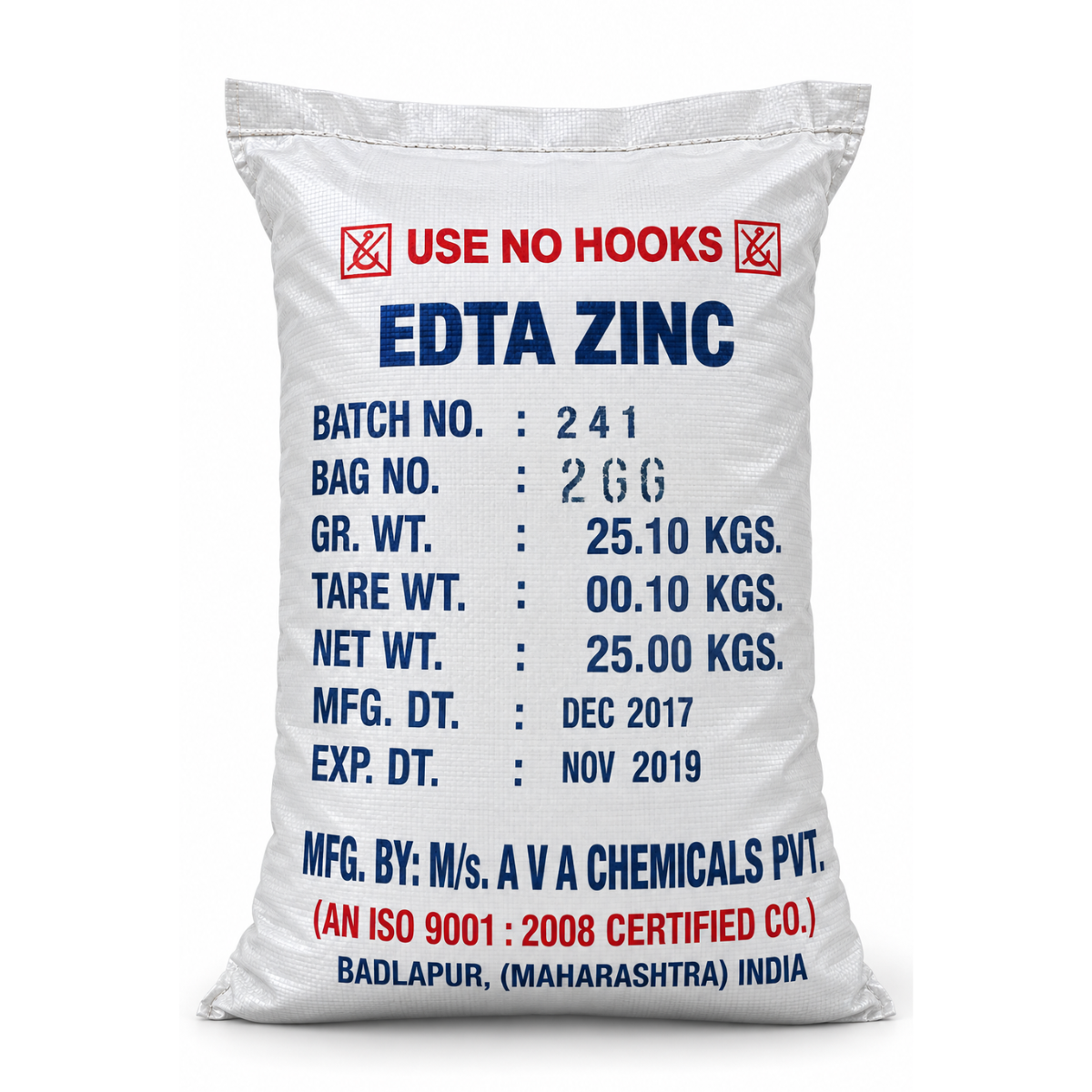 Edta kẽm – chelate kẽm (edta Zn) – Phân vi lượng kẽm cao cấp