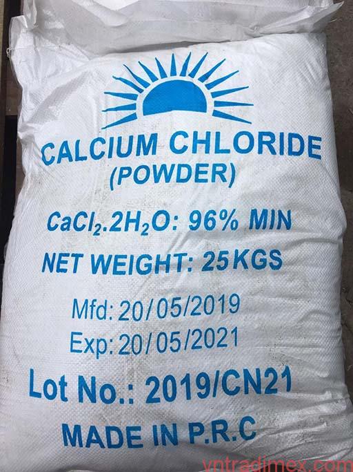 CANXI CLORUA – CACL2.2H2O 96% – CACL2 – XUẤT XỨ CAO CẤP TỪ P.R.C