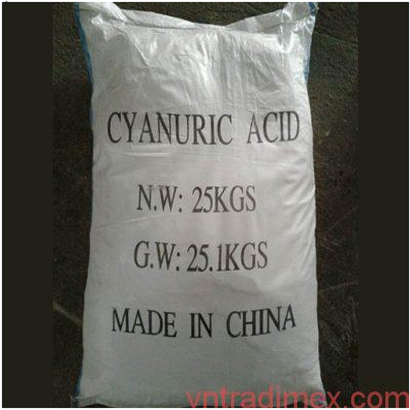 BÁN HÓA CHẤT CYANURIC ACID (C3N3H3O3)