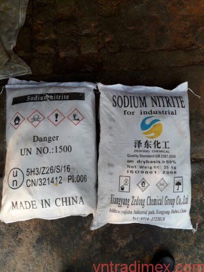 BÁN NATRI NITRIT (NANO2) – SODIUM NITRITE CHÍNH HÃNG